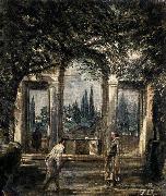 VELAZQUEZ, Diego Rodriguez de Silva y Villa Medici, Pavillion of Ariadn oil painting on canvas